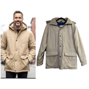 London Fog Men's Beige/ Tan Jacket Coat 
Size 38